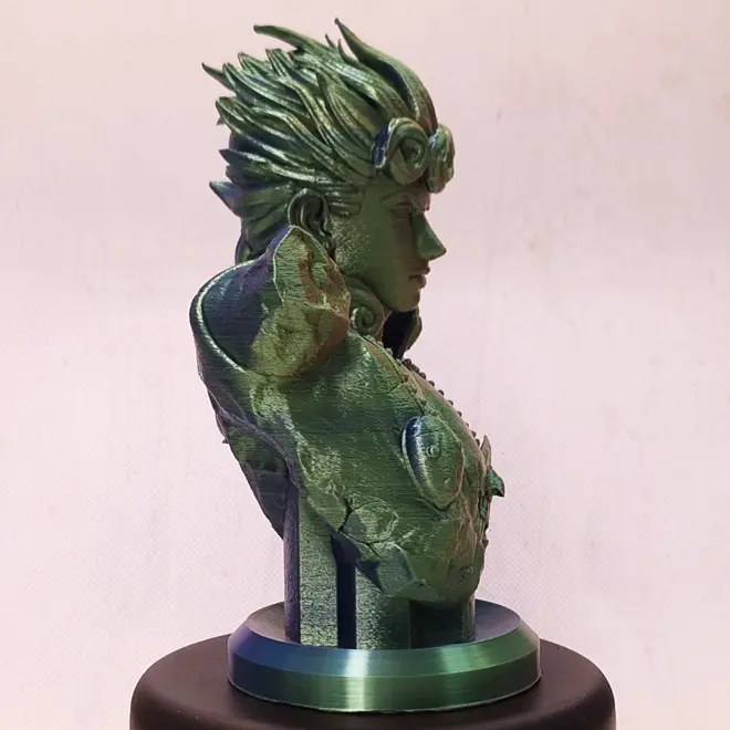 Giorno Giovanna Bust Tricolored Statue